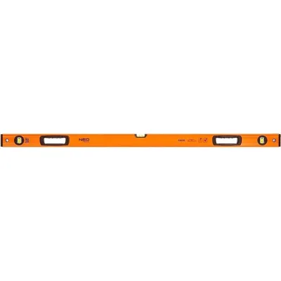 Рівень Neo Tools S 400 алюмінієвий, 120 см, 3 капсули, 2 отвори для рук (71-145)