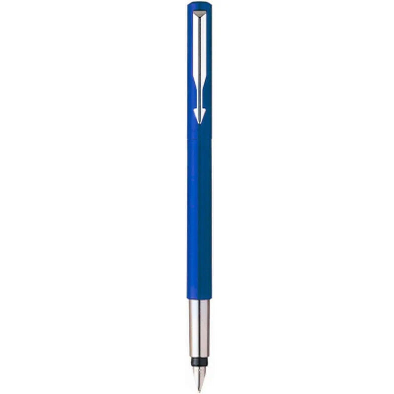 Ручка пір'яна Parker VECTOR 17 Blue FP M Картриджі Parker Quink /5шт. син. змивані блістер (05 716b)