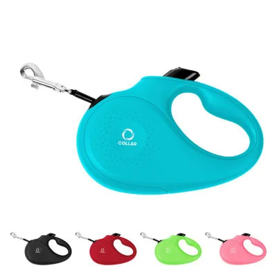 Повідець для собак Collar стрічка S до 15 кг 5 м блакитний (81242)