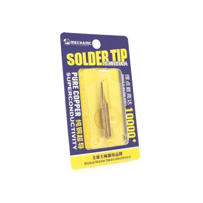 Жало паяльне MECHANIC 900M-T-FS 4*6,3mm, мідь, вузький гнутий конус (M 900M-T-FS)