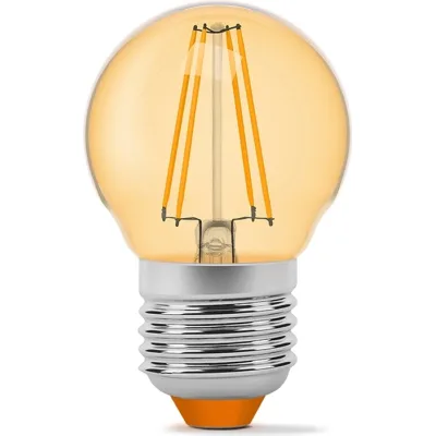 Лампочка Videx LED Filament G45FA 4W E27 2200K бронза (VL-G45FA-04272)