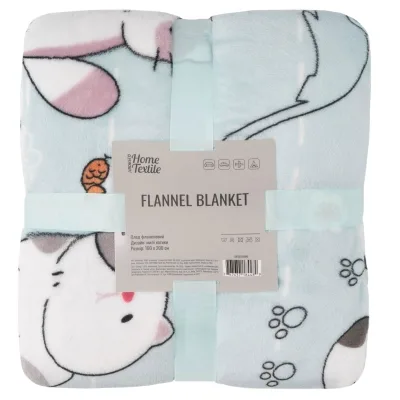 Плед Ardesto Flannel 100% поліестер, милі котики 160х200 см (ART0130PB)
