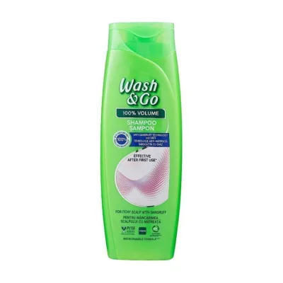 Шампунь Wash&Go Проти лупи З екстрактом вівса для чутливої шкіри голови 360 мл (8008970056876)