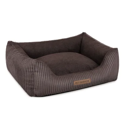 Лежак для тварин Pet Fashion DEVID 62х50х19 см шоколадний (4823082444502)