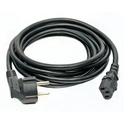 Кабель живлення Kingda С13 - CEE 7/7, переріз проводів 3x1.0, 3м (PC6065-3m)