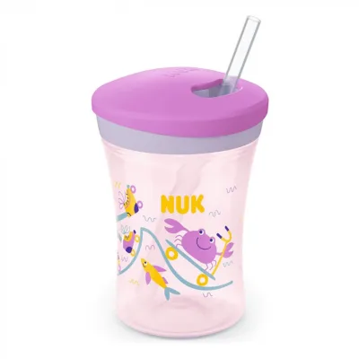 Поїльник-непроливайка Nuk Evolution Action Cup Ocean 230 мл (3952422)