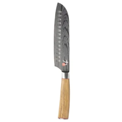 Кухонний ніж MasterPro Tetsu, сантоку, 17.5 см, бежевий (BGMP-4168)