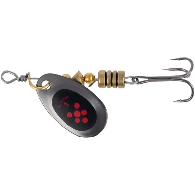 Блешня X-Fish Dark Side 2.5g 1 Nikel black orange (1917.07.27)