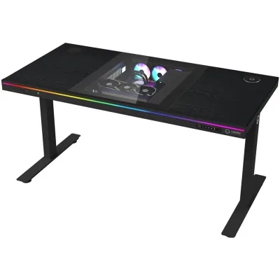 Комп'ютерний стіл Lorgar ELITE 90W Wood Black (LRG-DE90W)