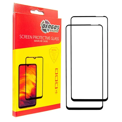Скло захисне Dengos Motorola G57 / G57 Power 2 pcs Black (DG-TG2P-104)