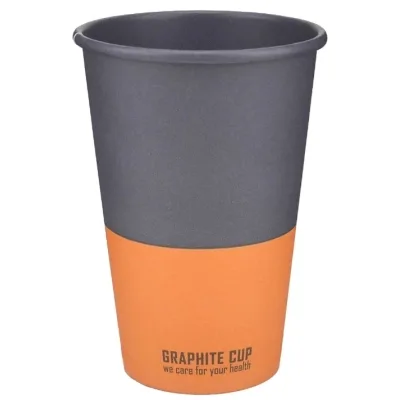 Стакани одноразові Buroclean GRAPHITE CUP паперові 340 мл 50 шт (1080045)