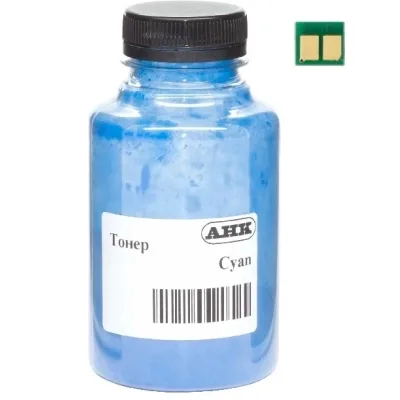 Тонер HP CLJ Pro 3203/3303, W2221A, chip, 40г Cyan ANK (50000772)