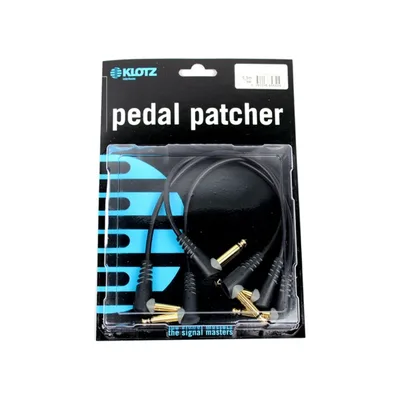 Інструментальний кабель Klotz Entry Level Pedal Patcher 30 cm Angled 3 pcs (228260)