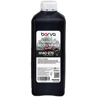 Чорнило Barva HP 131/140 1kg black, pigment (H140-278)