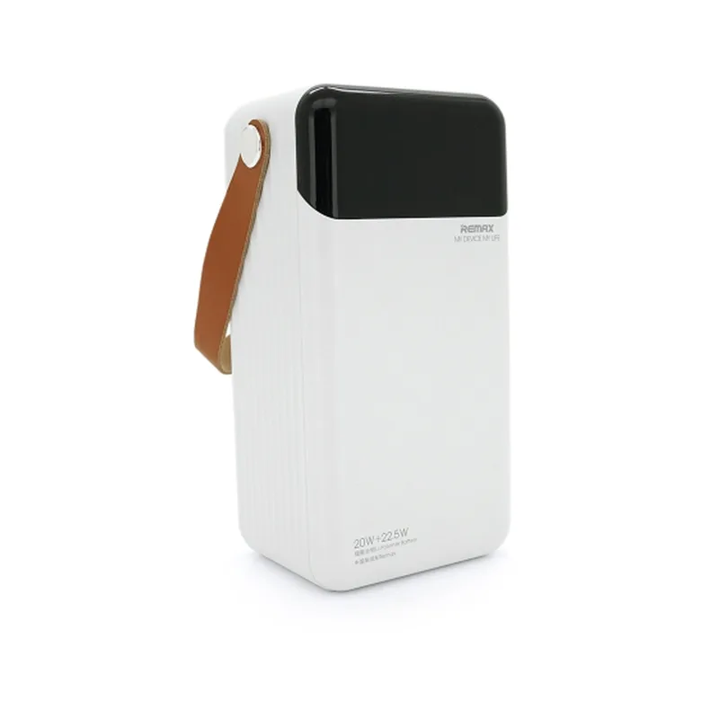 Батарея універсальна Remax 60000mAh, 22.5W, PD+QC, 2*USB+Type-C+Lightning, Black/White (RPP-565)