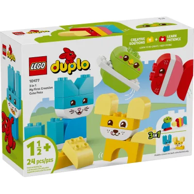 Конструктор LEGO DUPLO My First Чарівні творчі домашні улюбленці 3 в 1 (10477)