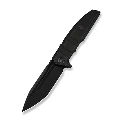 Ніж складаний туристичний Weknife Breach (9.8 см) Bohler M390 / Titanium чорний