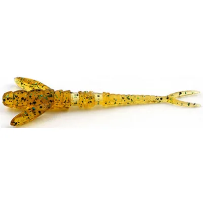 Силікон рибальський FishUP Flit 1.5" 036 - Caramel/Green&Black (10шт/уп) (1862.00.71)
