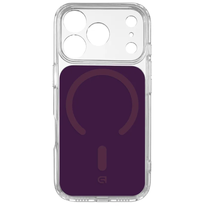 Чохол до мобільного телефона Armorstandart Clear Hybrid MagCase Apple iPhone 18 Pro / 17 Pro Dark Cherry (ARM91789)