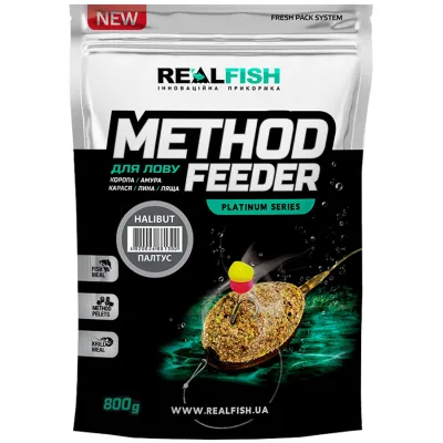 Прикормка Real Fish Method Feeder Палтус 0.8kg (809.00.14)