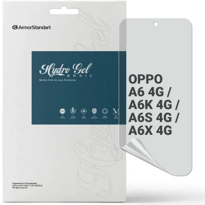 Плівка захисна Armorstandart hydrogel Matte OPPO A6 4G / A6K 4G / A6S 4G / A6X 4G (ARM90288)
