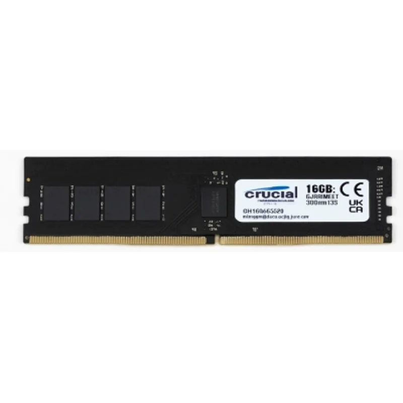 Модуль пам'яті для комп'ютера DDR5 16GB 6400 MHz Micron (CT16G64C52CU5)
