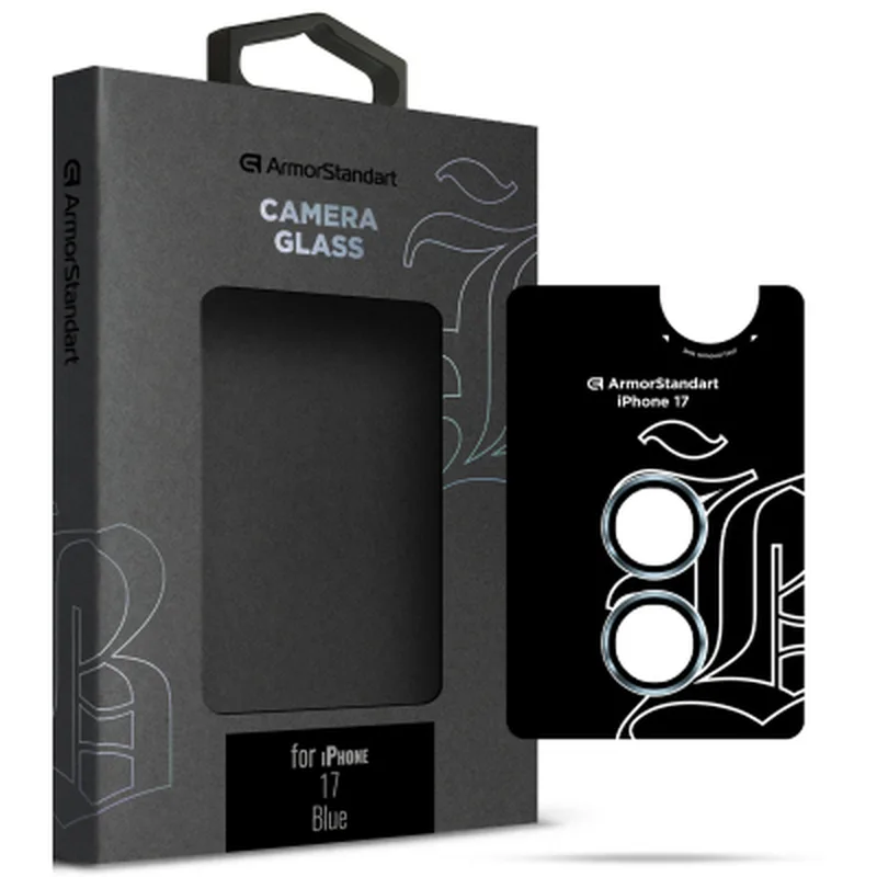 Скло захисне Armorstandart for Camera Supreme BI Apple iPhone 17 Blue (ARM86445)