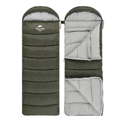 Спальний мішок Naturehike U150 NH20MSD07 Green Right (6927595764398-R)