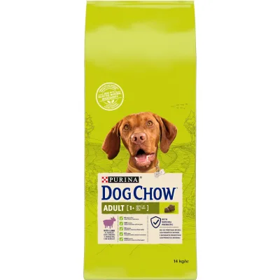Сухий корм для собак Purina Dog Chow Adult Lamb зі смаком ягняти 14 кг (7613034487636)