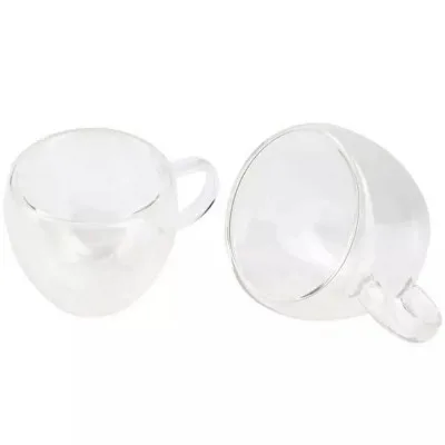 Набір чашок Bergner Coffee & Tea lovers 100 мл 2 шт (BG-20114-MM)