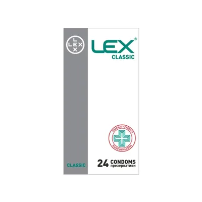 Презервативи Lex Condoms Classic 24 шт. (4820144774423)