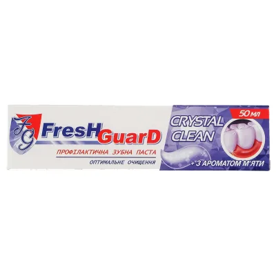 Зубна паста Fresh Guard Crystal Clean 50 мл (3800031751998)