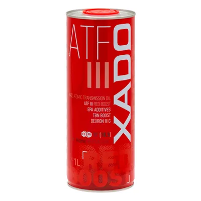 Трансмісійна олива Xado Atomic Oil ATF III Red Boost 1л (XA 26120)