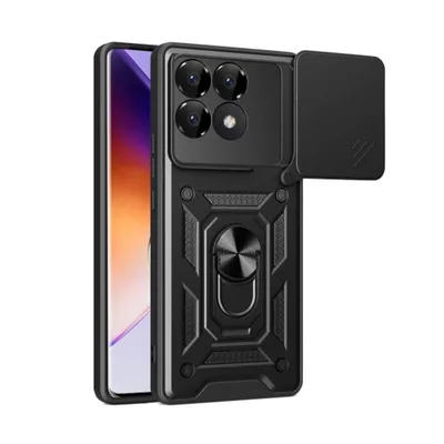 Чохол до мобільного телефона BeCover Military Poco F6 Pro Black (712166)