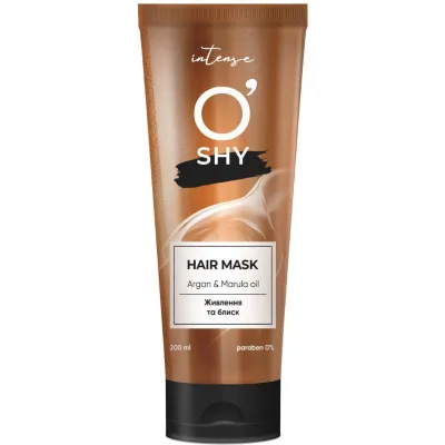 Маска для волосся O'Shy Intense Argan & Marula Oil Живлення та блиск 200 мл (4820263234013)