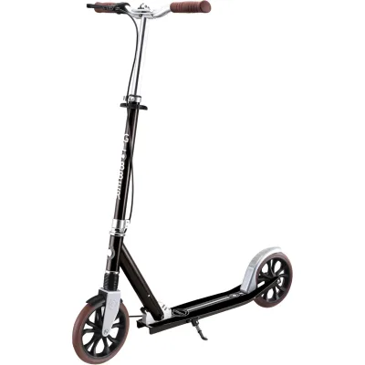 Самокат Globber NL205 Deluxe з ручним гальмом Чорний (685-120)