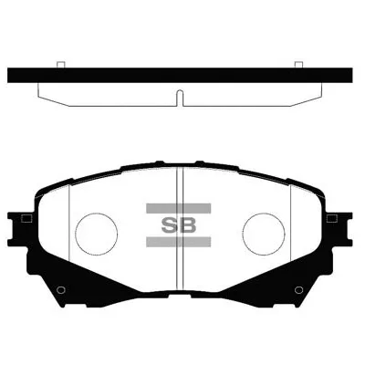 Гальмівні колодки HI-Q SP1728