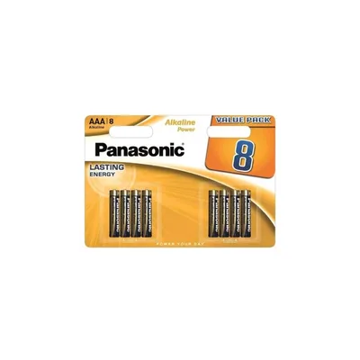 Батарейка AAA Alkaline Power лужна 8pcs Blister Panasonic (LR03T/8B)