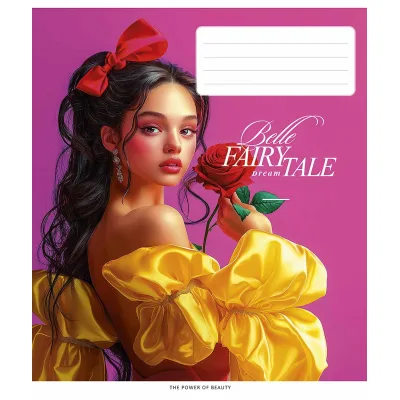 Зошит Школярик Fairytale 48 аркушів клітинка (048-3542K)