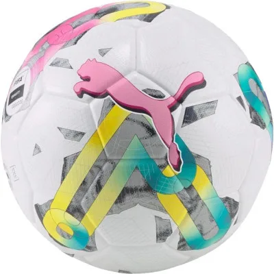 М'яч футбольний Puma Orbita 3 TB (FIFA Quality) Уні 5 Білий / Рожевий / Мультиколор (4065449750974)