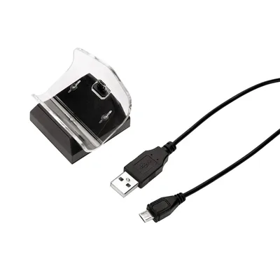 Зарядний пристрій Hama Single Charging Station Mini для геймпадів Sony DualShock 4 Black (00115468)