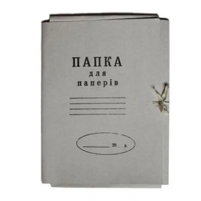 Папка на зав'язках Buromax А4, carton 0,4мм (glued flap) (BM.3356)