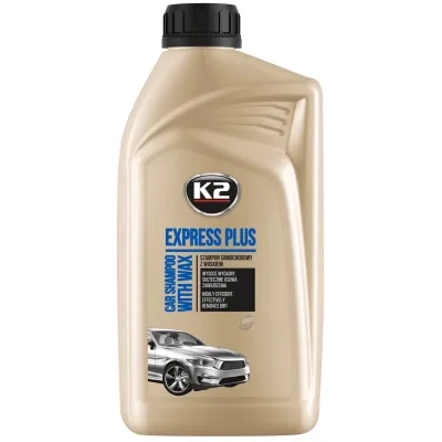 Автошампунь K2 Express Plus з воском жовтий 1 л (EK1410)