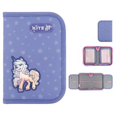 Пенал Kite 622 My Little Pony, 1 відділення, 2 відвороти (LP25-622)