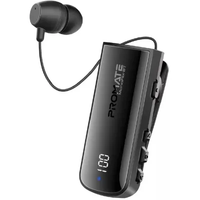Навушники Promate Monoflix-bt Black (monoflix-bt.black)