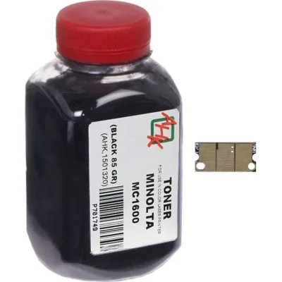 Тонер MINOLTA MC1600/1680 (+chip) Black AHK (1501322)