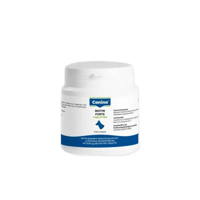 Вітаміни для собак Canina Biotin Forte Інтенсивний курс для шерсті 30 таблеток (4027565101092)