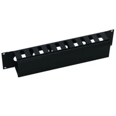 Кабельний організатор 19" 1U гребінка, RAL 9005 Mirsan (MR.OKK1U19.01)