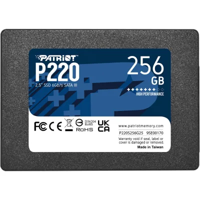Накопичувач SSD 2.5" 256GB P220 Patriot (P220S256G25)