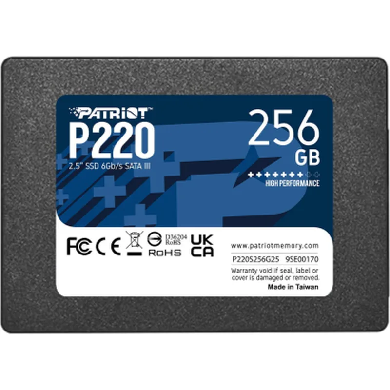 Накопичувач SSD 2.5" 256GB P220 Patriot (P220S256G25)